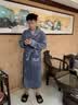 取纯睡袍男冬季牛奶绒浴袍男士珊瑚绒冬天加绒加厚保暖大码家居服晨袍 T62-F灰色【腰带】 【暖柔牛奶绒】 XL 宜身高160-180cm/体重135-155斤 实拍图