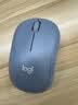 罗技（Logitech）M221 轻音鼠标 无线鼠标 办公鼠标 对称鼠标 带无线微型接收器 雾霭蓝 实拍图