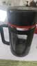 新款玻璃杯商务防爆把手大容量手柄办公室泡茶水杯防摔男女杯子 活动商务黑【两款随机发】 500ml 实拍图