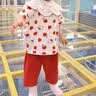 优衣库婴幼儿Sanrio快干睡衣/短袖宝宝UT三丽鸥睡衣484425 13 玫红色 120 实拍图