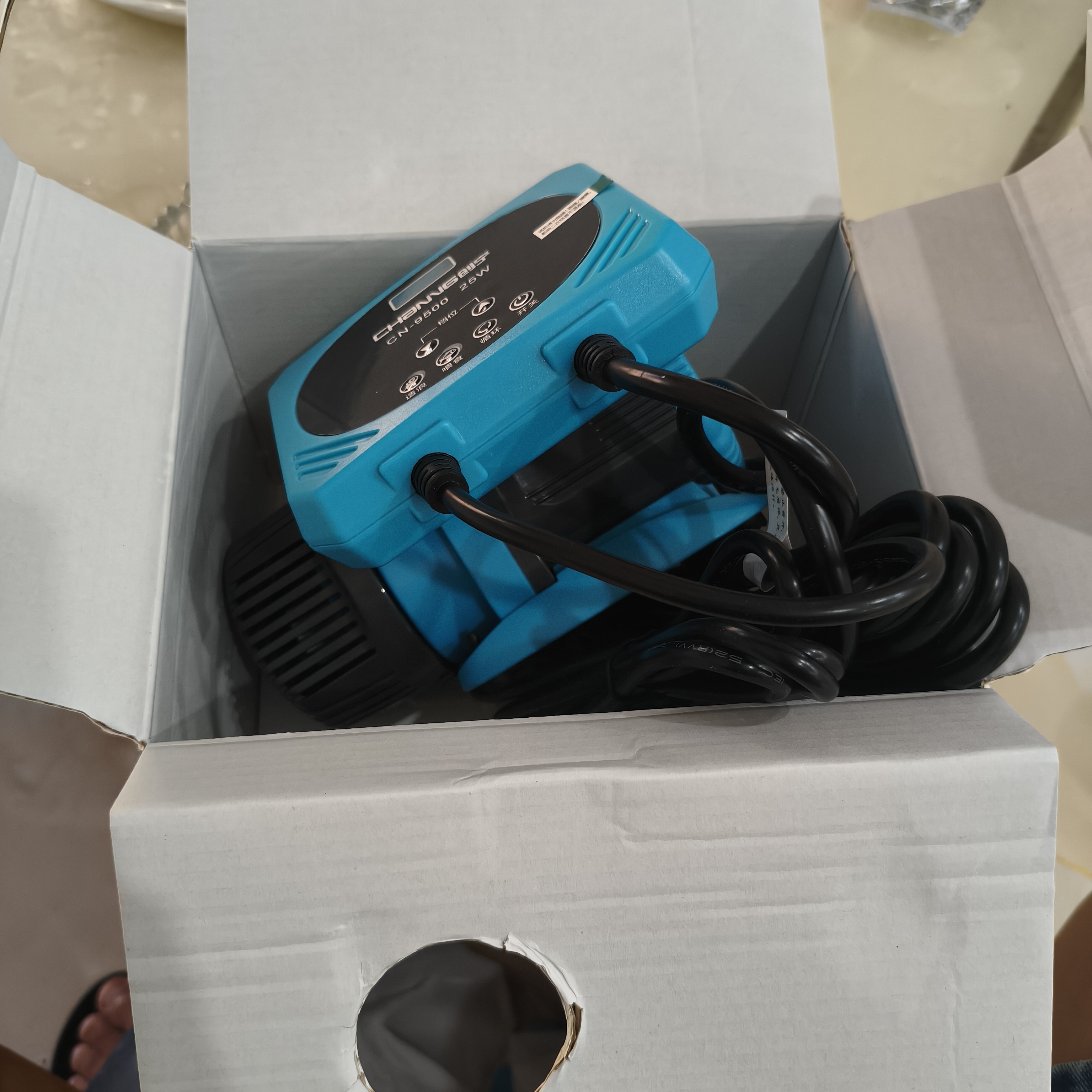 创宁水陆两用变频水泵静音过滤循环潜水泵CN9500-18W 10档流量调节 实拍图