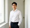 京东京造【奢华200支】衬衫男士长袖衬衫白衬衫商务DP免烫春秋新款白色41 实拍图