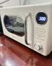 美的（Midea）【爆款历史底价】复古奶油风高颜值微波炉20L小型家用迷你五档速热均匀加热易清洁转盘式M2F M2F复古奶油风微波炉 20L 实拍图