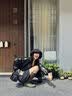 MSBEAST野兽小姐 进口小鹿纹绒面/油蜡羊皮翻领廓形真皮衣外套丨南城故事 经典黑-英国油蜡光泽感绵羊皮 M 晒单实拍图