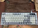 惠普（HP）K500F机械手感有线键盘 静音多功能旋钮办公游戏台式电脑笔记本通用 灰白色 实拍图