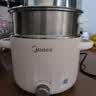 美的（Midea）电煮锅 0涂层不锈钢 宿舍小电锅 多功能家用宿舍泡面小火锅 2.6L蒸煮一体电热锅 XZC2066G 配蒸笼 实拍图