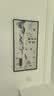 墨派餐厅装饰画带钟表万年历电子钟挂画客厅家用时尚日历表时钟壁画 10山水家和 80*40cm晶瓷 实拍图
