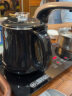 美的（Midea）茶具全自动上水电热水壶泡茶恒温茶台保温烧水壶养生茶具一体机养生套装消毒送长辈电茶盘 ZDE071上加水智能控温茶盘 0.7L 实拍图