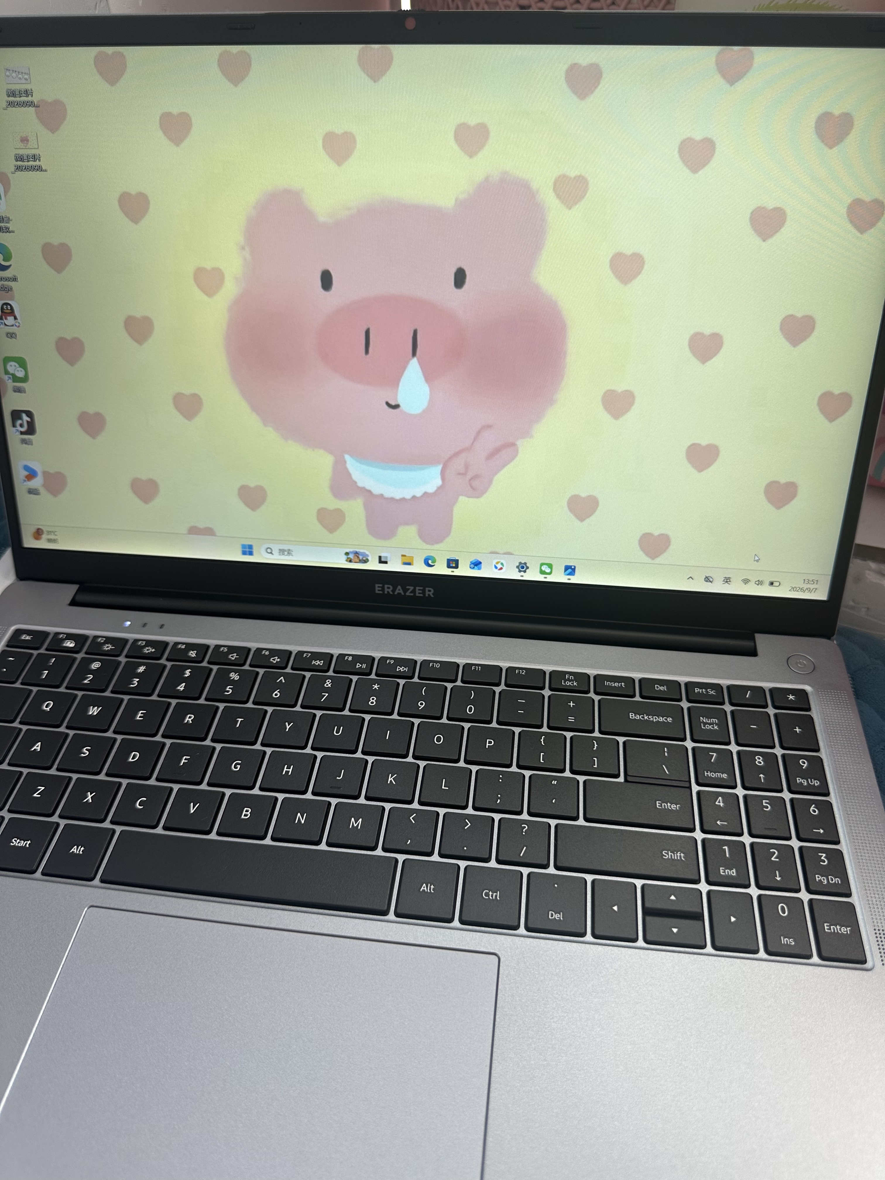 联想（Lenovo）投资品牌 异能者 E15H-E 15.6英寸 酷睿i3处理器 16G+512G  国家补贴 轻薄办公商务笔记本电脑 实拍图