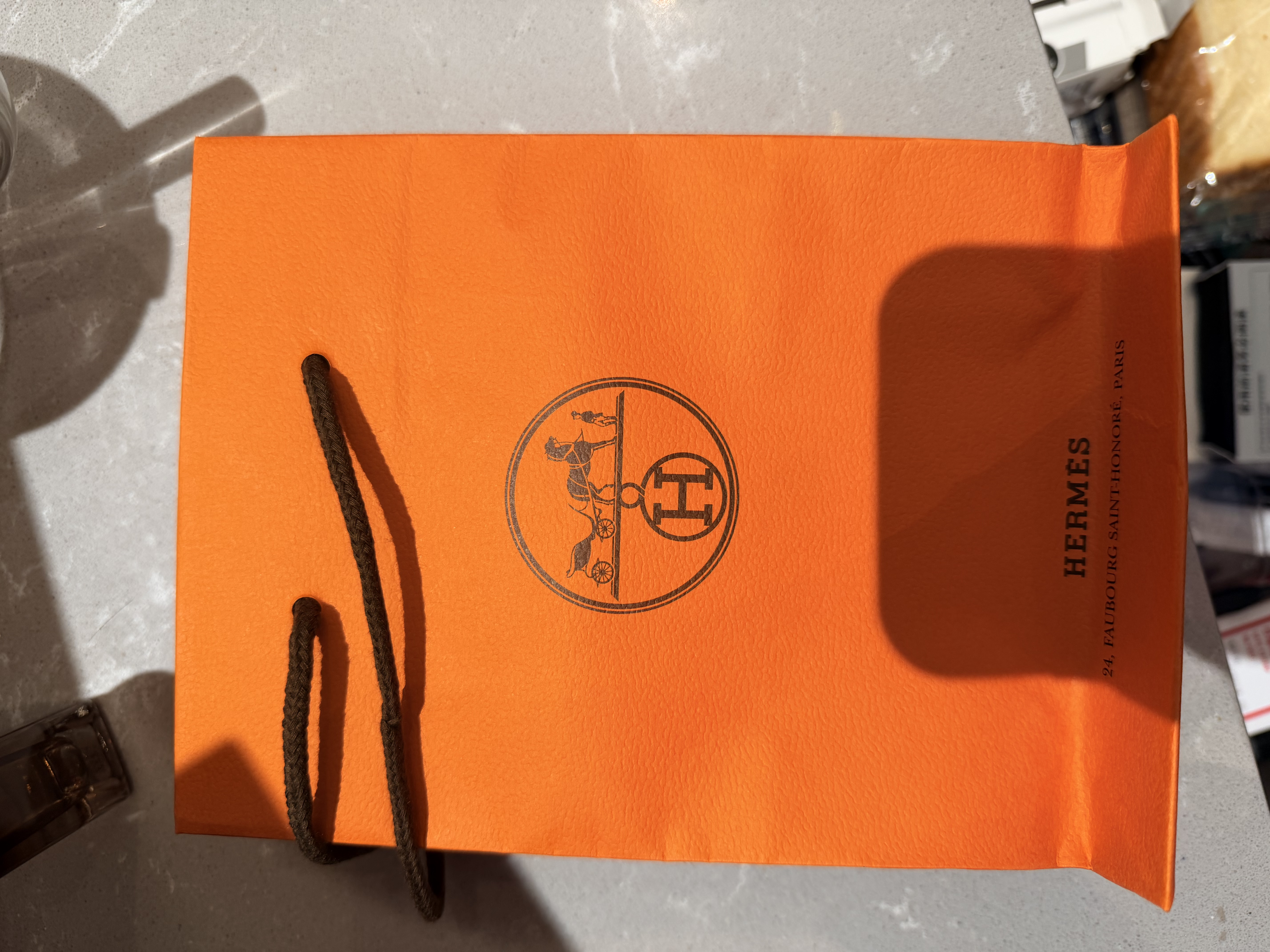 爱马仕（HERMES）手镯 Clic合金珐琅手镯 经典款H扣手镯男女同款 圣诞礼物 礼盒装 白色-玫瑰金色 实拍图