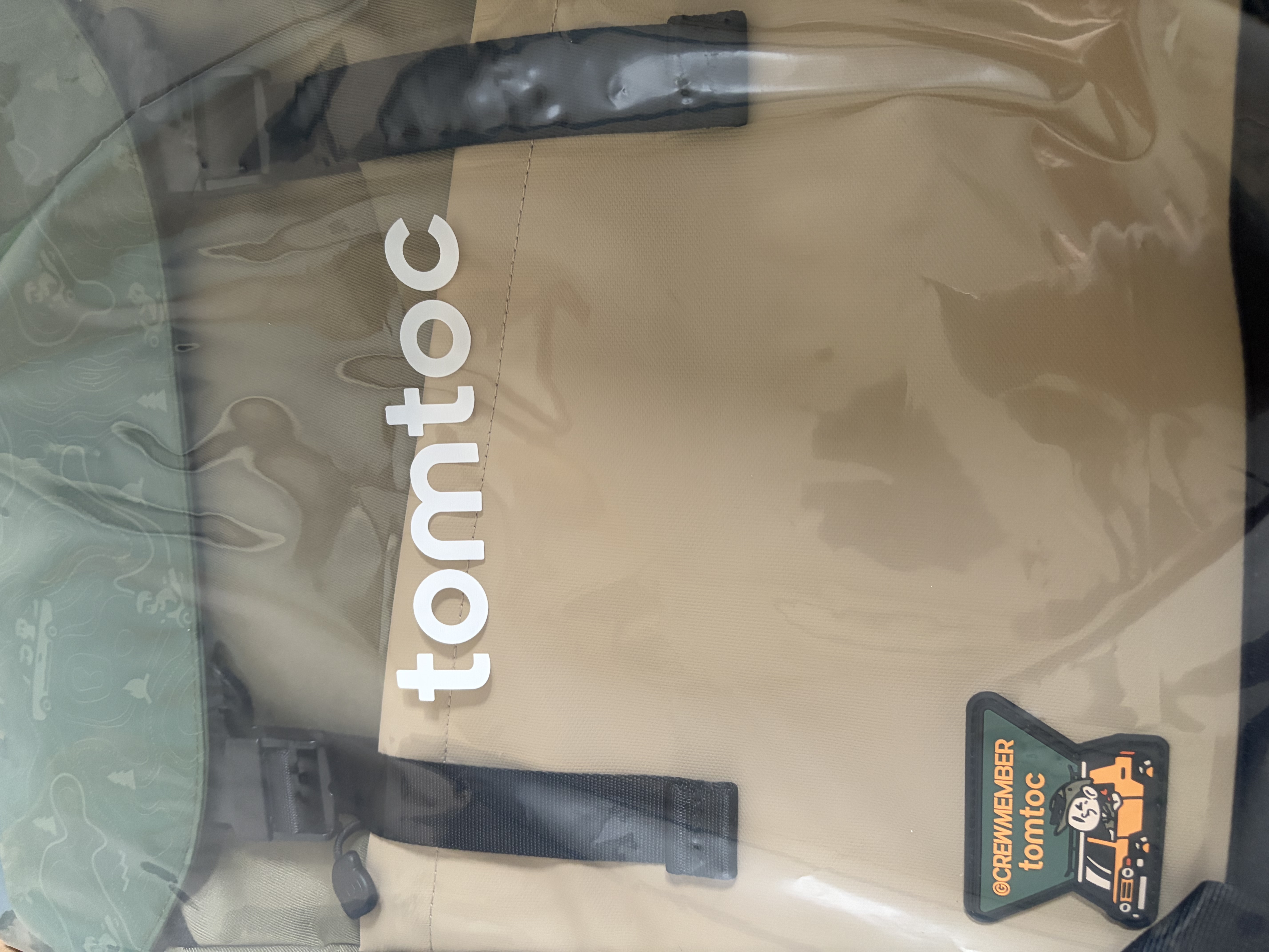 tomtoc x 吉考斯工业双肩包男士休闲背包潮流电脑包书包通勤包T64 机组绿 17L 实拍图