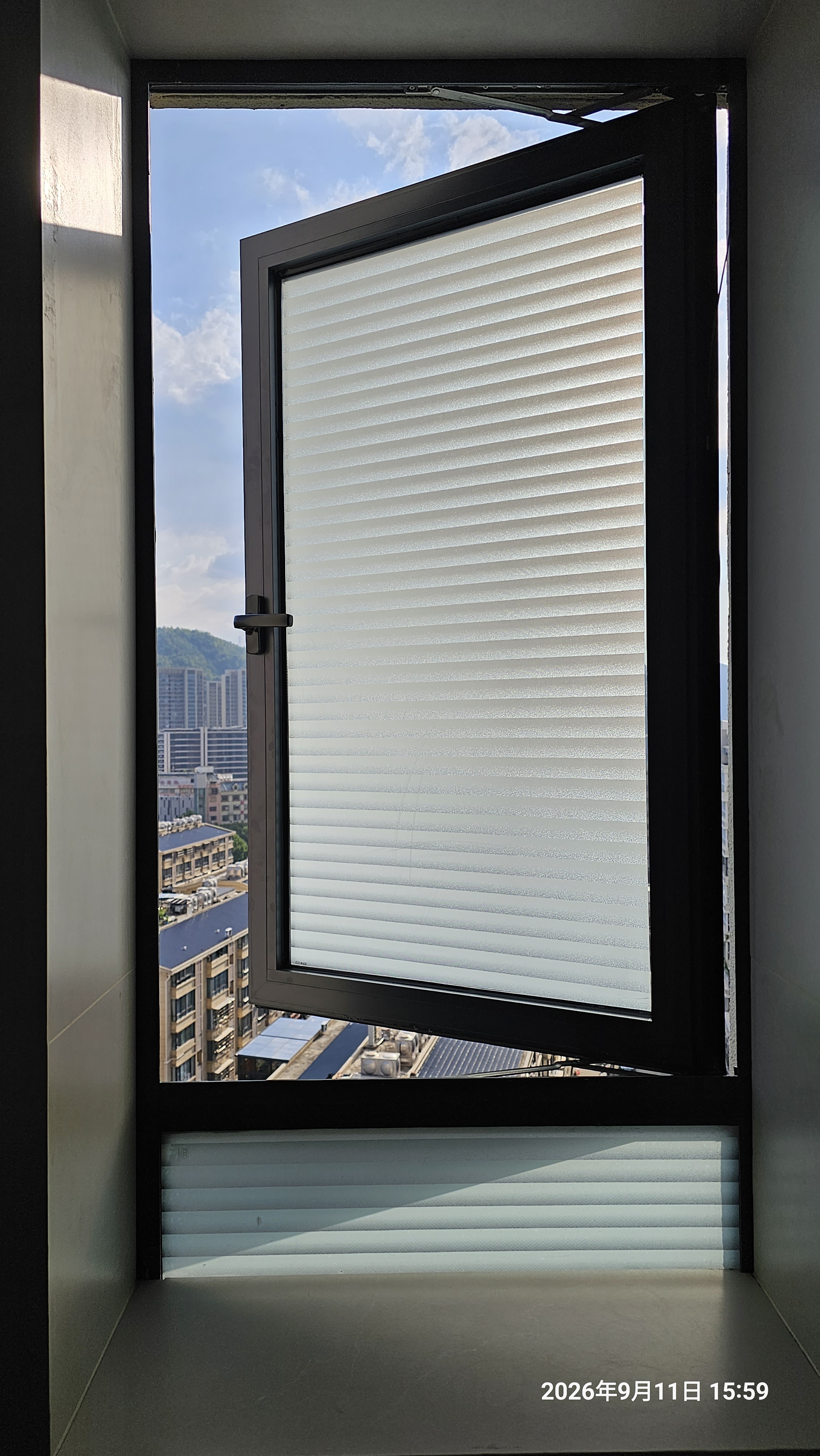 希偌百叶贴膜玻璃贴纸卫生间防走光卧室阳台厕所浴室防窥隐私窗户贴膜 实拍图