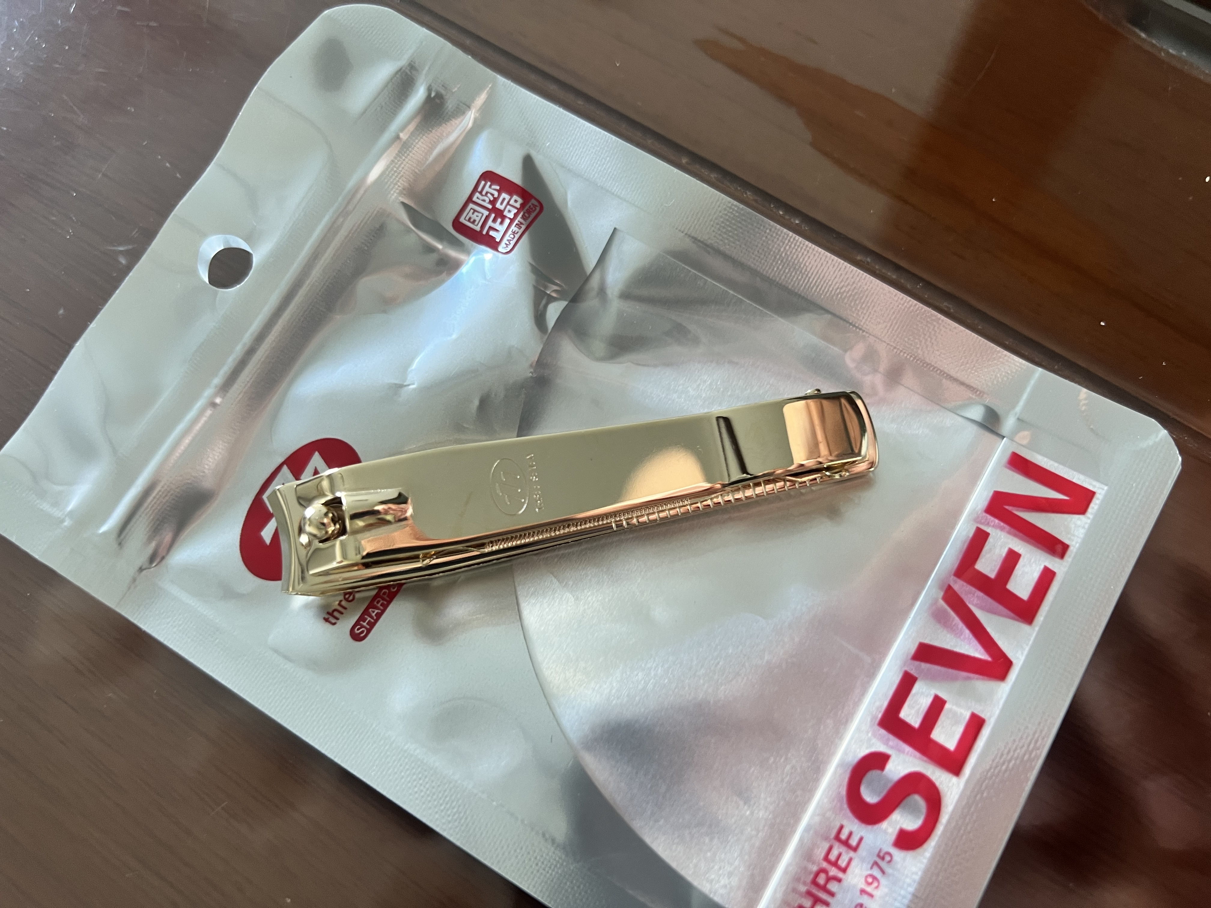 777指甲刀单只 进口大号指甲钳 剪指甲工具指甲剪14K镀金211G教师节礼物 实拍图