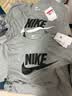 耐克(NIKE)男短袖T恤 纯棉 运动休闲 经典简约AR5005-063调暗灰L 实拍图