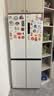 TCL 409升十字对开四开门白色冰箱变频离子杀菌除味风冷无霜新一级能效33分贝低音家用电冰箱以旧换新 R409V3-U国家补贴 象牙白 实拍图