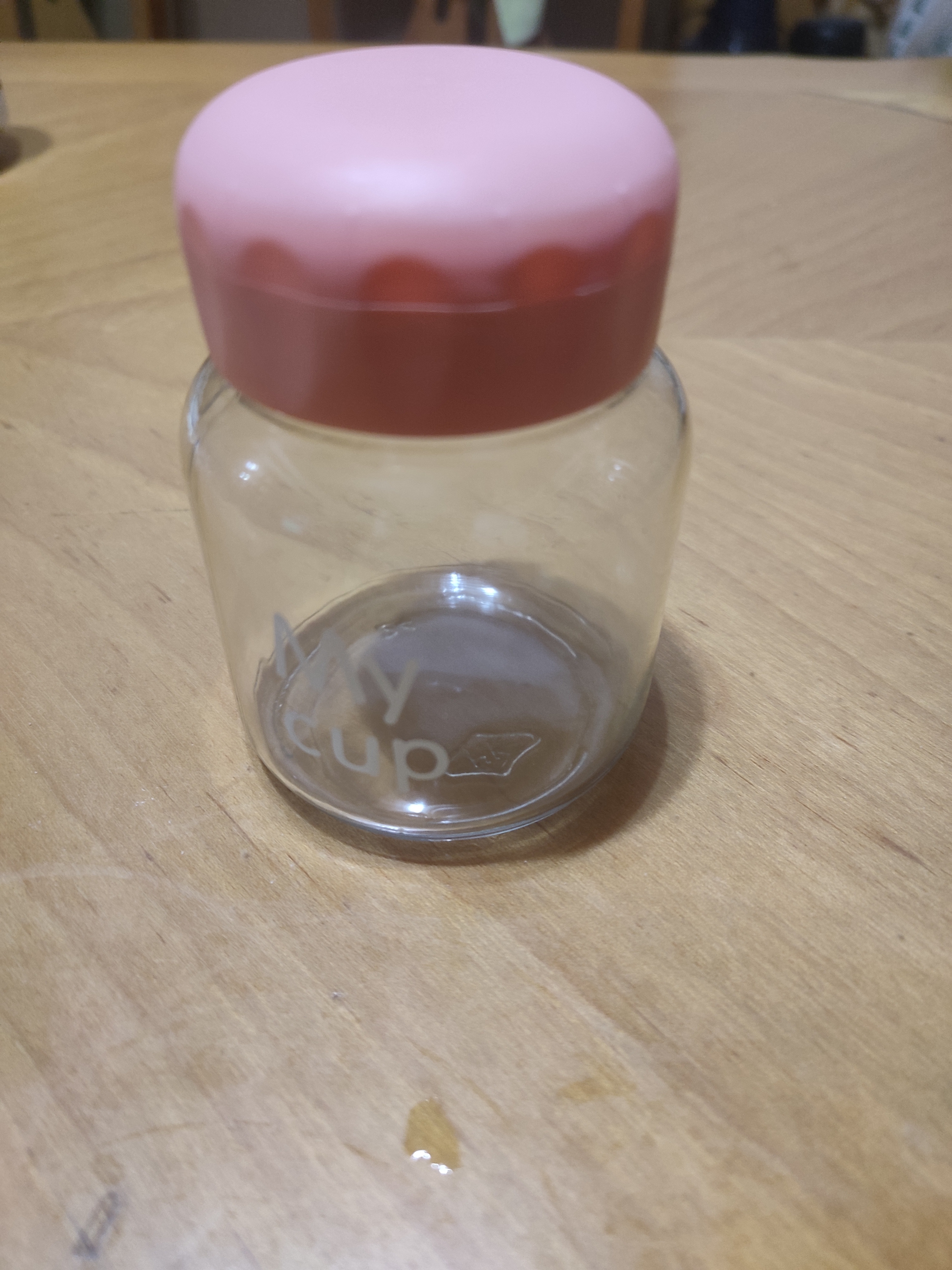 迷你小水杯玻璃杯小奶杯便携外带高颜值胖胖杯咖啡牛奶杯摇摇杯 粉红色300ml1只 实拍图