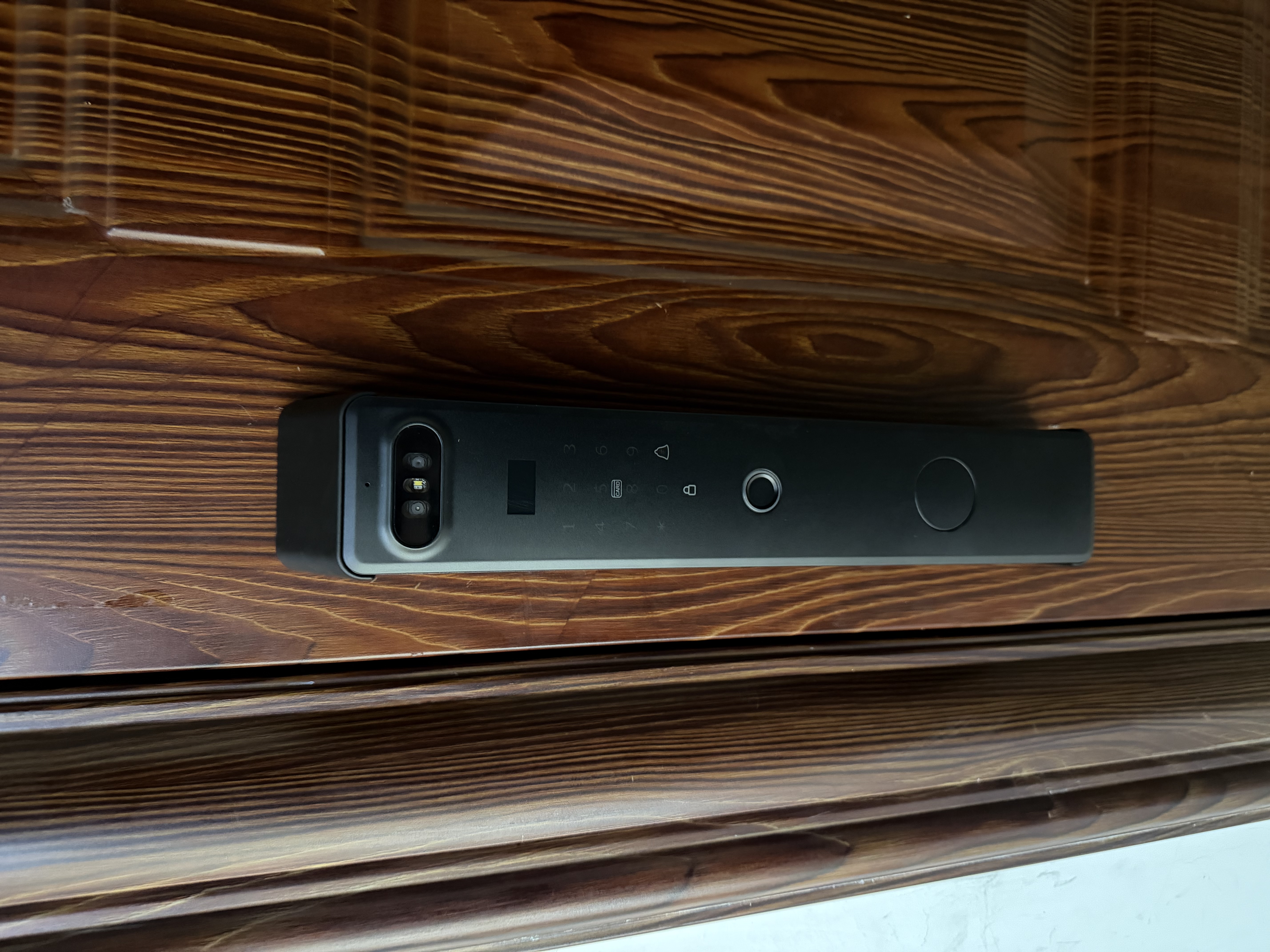 英典R70 Pro掌静脉智能门锁指纹锁3D人脸识别智能锁电子锁入户密码锁 掌静脉解锁+主动视频对讲+3D人脸 实拍图