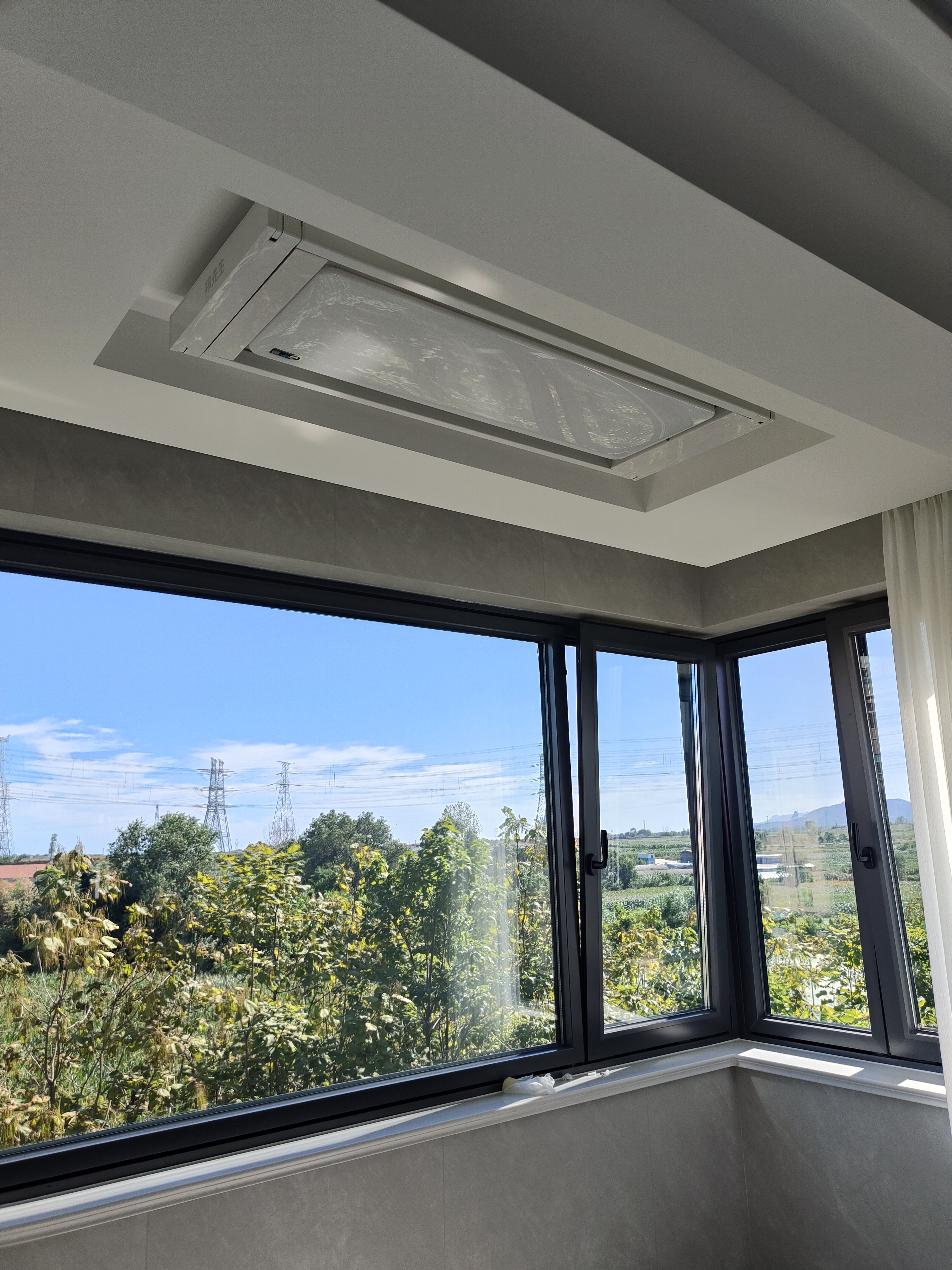 邦先生智能电动晾衣架隐藏式全自动米家智能阳台晒衣架 M66CPRO 实拍图