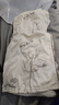 浪莎纯棉睡衣女春秋新款长袖全棉开衫可外穿大码家居服套装 杏色童话小熊[精梳棉] XL [115-130斤] 实拍图