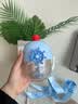 小土豆（potato）儿童水杯PP直饮杯外出便携个性吸管杯带背带300ml 海天蓝 实拍图