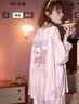 果壳（Gukoo）睡衣女春秋款迪士尼联名系列卡通玛丽猫家居服女套装 樱花粉 M 实拍图