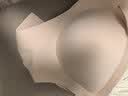 嫚熙（EMXEE）哺乳文胸春秋薄款舒适无痕聚拢前开扣怀孕喂奶哺乳内衣柔雾杏L码 实拍图