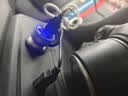 纽曼（Newmine）车载充电器点烟器一拖二双USB金属车充电压显示检测快充SX001-008 实拍图