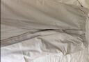 优衣库麻混纺舒适九分裤男装/休闲裤宽松版型26春夏新款482258 30 浅米色 L 实拍图