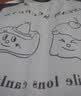 芬腾睡裙女夏季纯棉插肩撞色短袖睡衣胖妹妹时尚印花大码连衣裙子 实拍图
