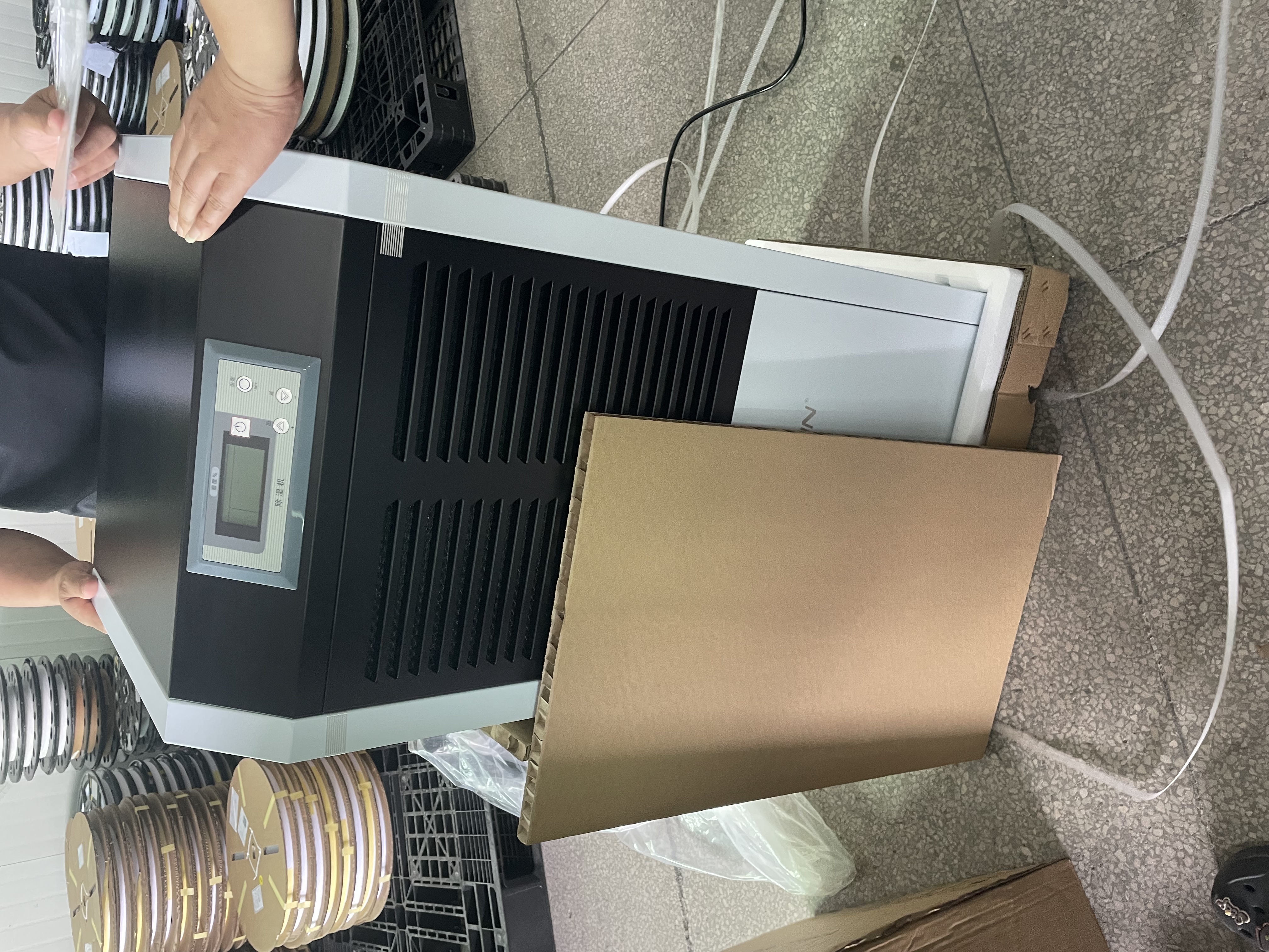 多乐信（DOROSIN）工业除湿机/抽湿机 除湿量120升/天350平米大功率商用防潮别墅车间仓库 直排水DR-1502L 实拍图