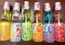 HATA哈达网红款日式弹珠波子汽水进口玻璃瓶碳酸饮料混合口味200ml*6 实拍图