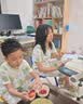 红豆儿童睡衣纯棉夏季薄空调服男女童短袖套装中大童家居服3339绿160 实拍图
