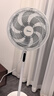 美的（Midea）【飓风节能】七叶柔风立式电风扇/家用轻音落地扇/台式小型风扇/大风力遥控定时摇头风扇 SAH35BSJ 实拍图