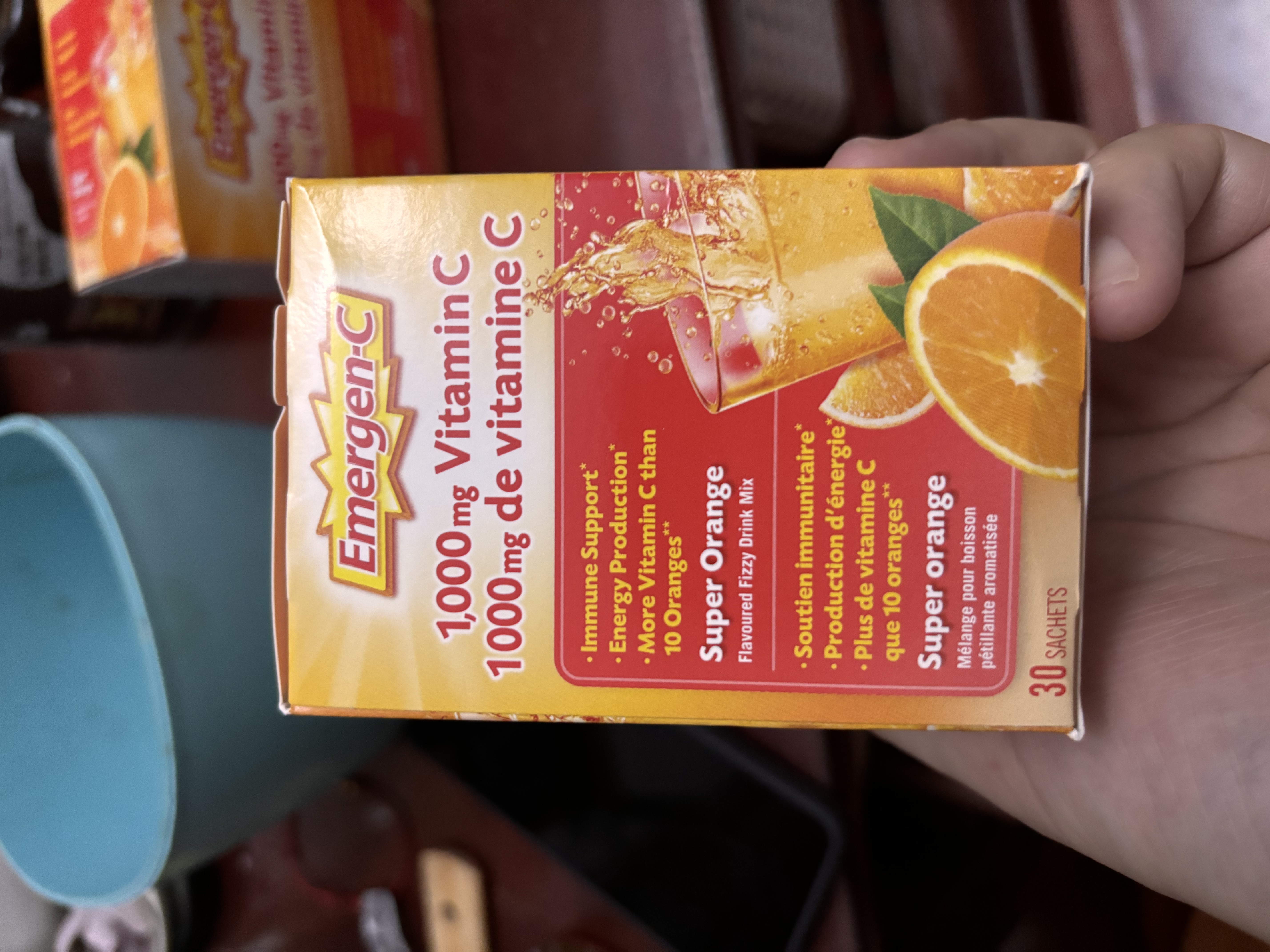 EMERGEN-C益满喜维生素C泡腾粉 VC冲剂橙子味 补维C增强抵抗 国外原装进口 30包鲜橙味 30袋*1盒 【新鲜日期采购】 实拍图