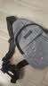 Chest bag男士时尚休闲胸包简约单肩包便捷轻便胸前包潮流斜挎包 灰 色单层 实拍图