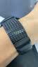 竞技者适于华为手表watch4/Pro表带watch3pro/GT5/GT4/GT3/GT6磁吸钛金属不锈钢手表带男款高级46/48 曜石黑-编织链式22mm接口 实拍图