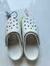 卡骆驰（CROCS）新款厚底云朵洞洞鞋送女友礼物206750 骨白色 37 -38 实拍图