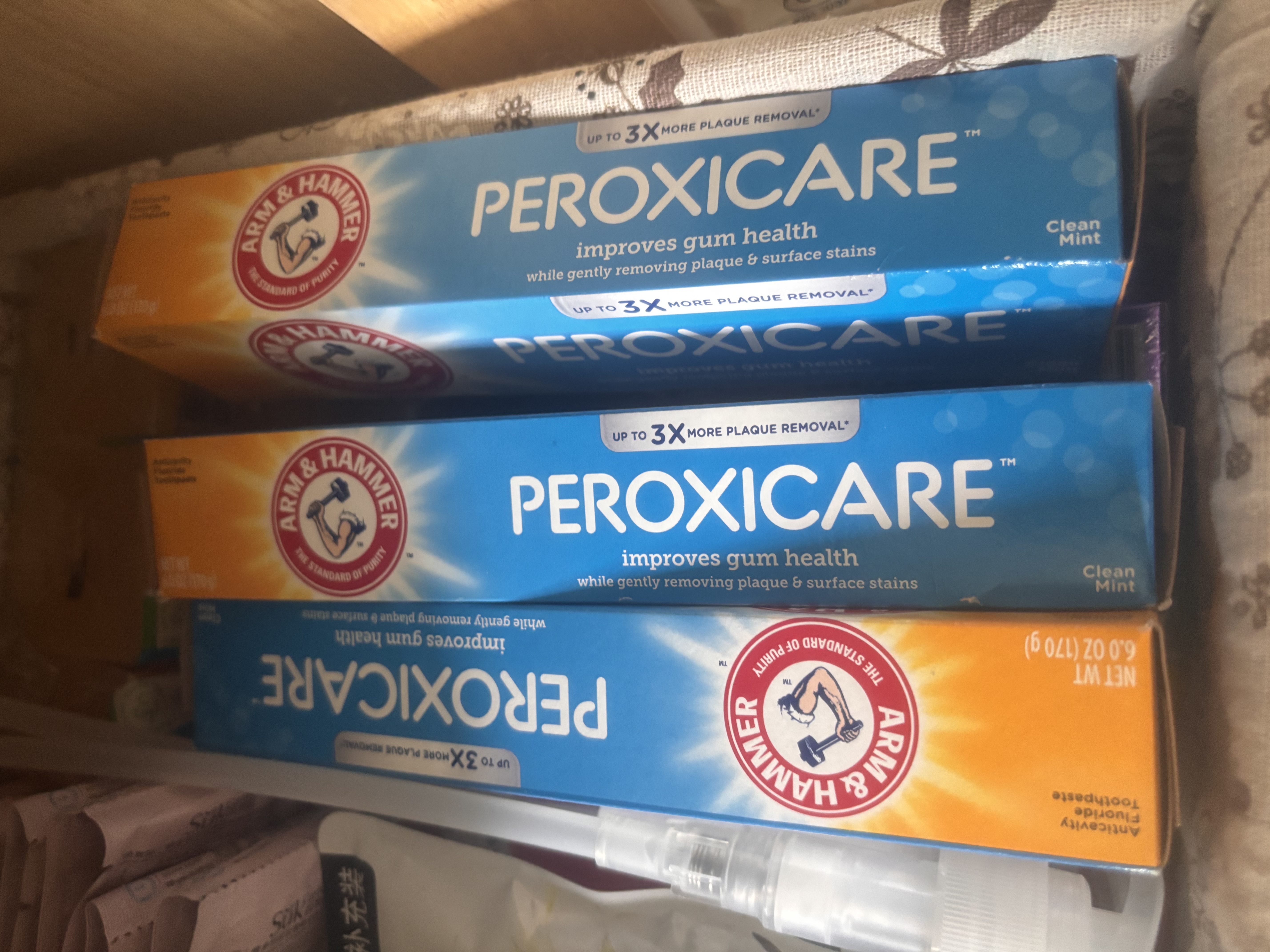 艾禾美（ARM&HAMMER）美国进口小苏打牙膏口腔护理清新口气有效清洁焕白卓效低泡牙膏 健齿倍洁170g*3支【深层清洁】 实拍图