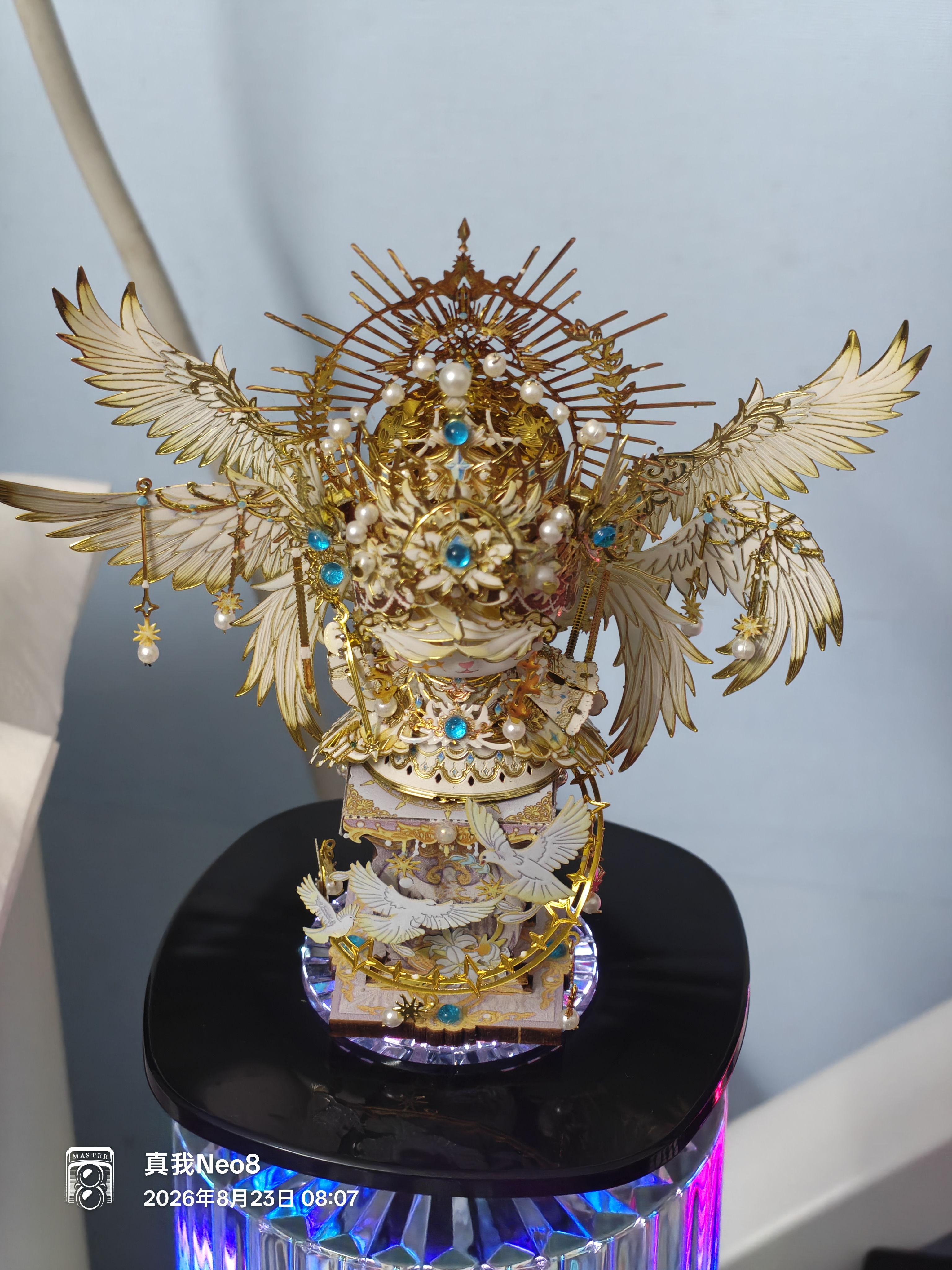 艺模喵之城天使猫咪 3D立体拼装金属益智玩具手工DIY礼物摆件 实拍图