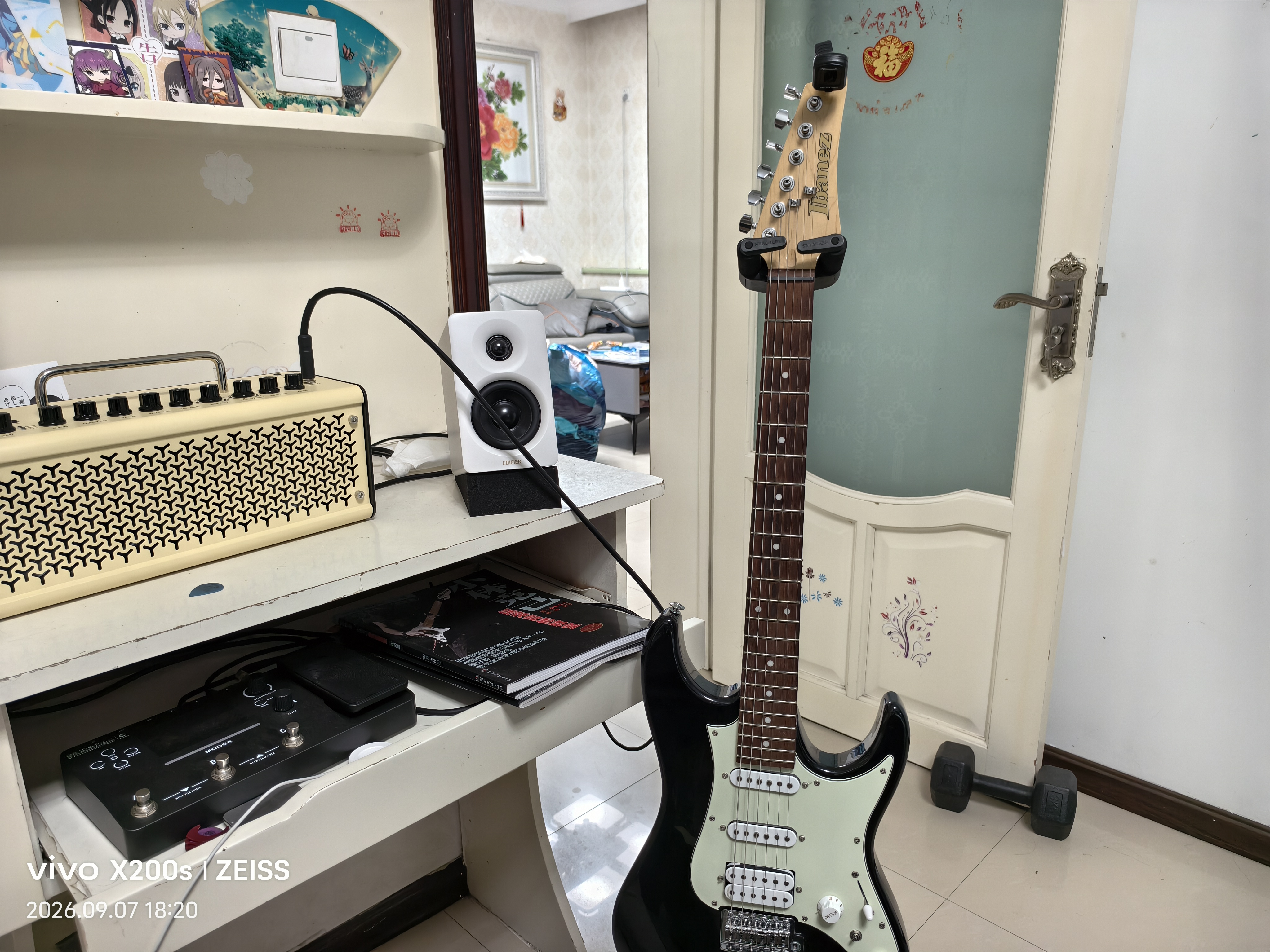 IBANEZ依班娜AZES40电吉他初学者入门专业进阶  BK黑色 实拍图
