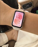 华为手环11 标准版 悦动白铝合金表壳1.62英寸流畅大屏睡眠健康监测实况窗华为智能运动手环 实拍图