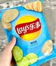 乐事（Lay's）薯片 青柠味 135克*7包 休闲零食 膨化食品 实拍图