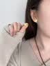 中国黄金（CHINA GOLD）18K金耳钉女士轻奢百搭幸运四叶草耳饰情人节生日礼物送女友老婆 【京速达】18K四叶草耳环 约0.3g 实拍图