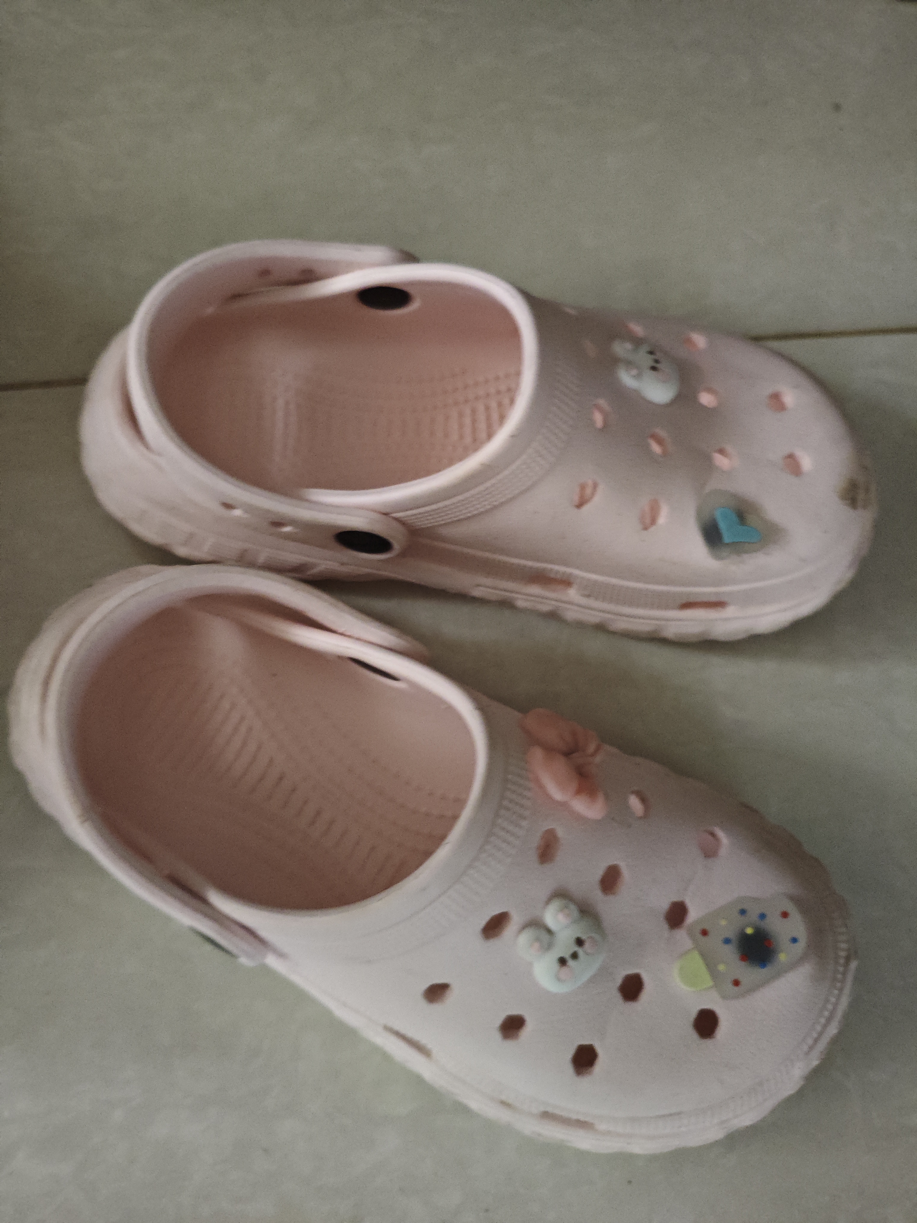 润柔【无邻苯不致癌】儿童拖鞋6-12岁女孩夏季防滑eva防臭洞洞鞋女童 实拍图