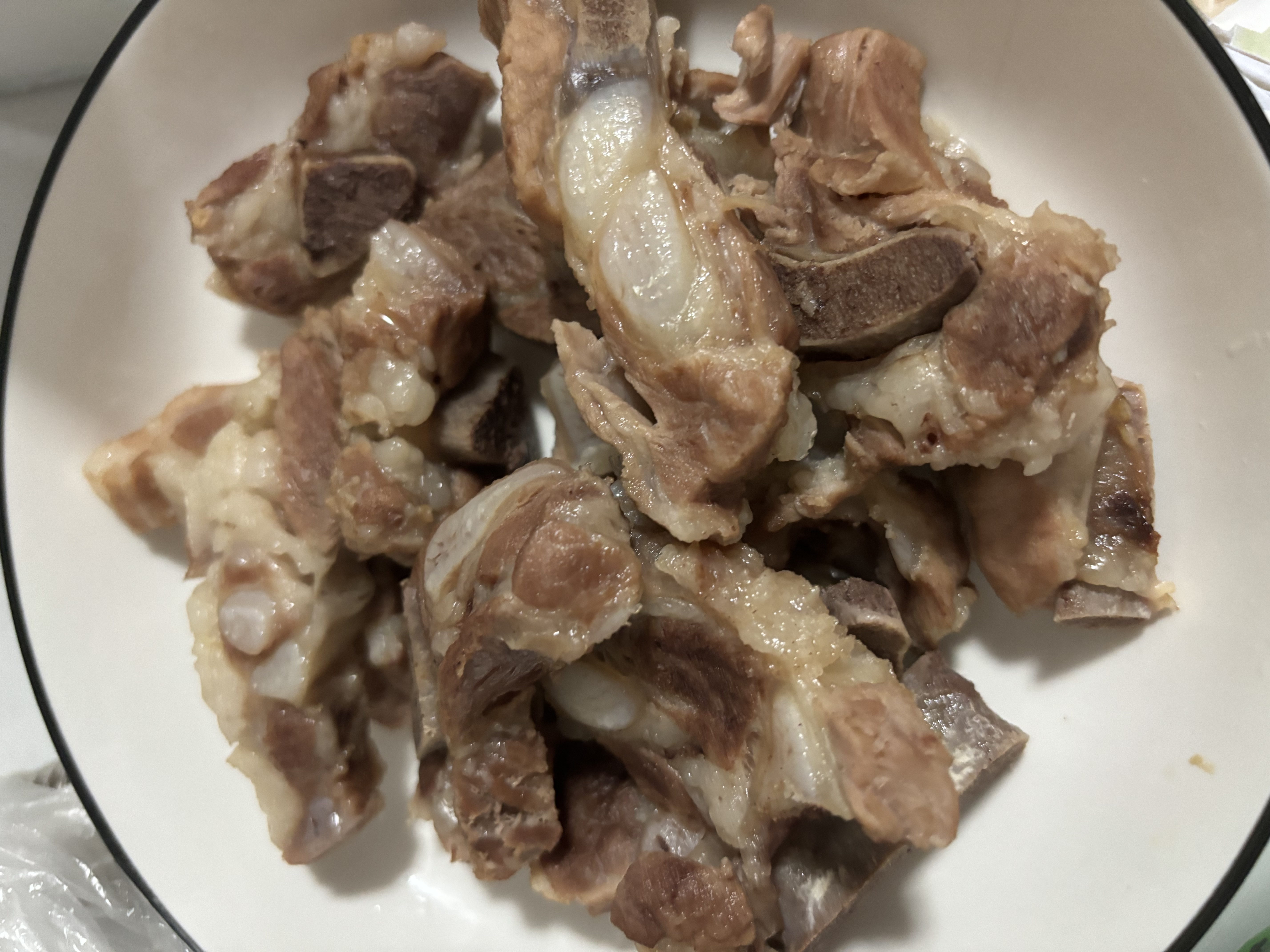 京东跑山猪黑猪精肋排 净重1.6斤 不含脊骨 整切排骨猪肉肋条红烧煲汤食材 实拍图