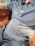 KOLON SPORT/可隆户外休闲衣 男子接触凉感遮热UPF50+ CARVICO短袖 LHPT6MN083-BK 黑色 2XL 185/104A 实拍图