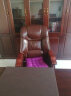 粤尚邦（YUE SHANG BANG）老板椅真皮商务电脑椅家用大班椅可躺总裁座椅人体工学椅子办公椅 褐色PU 实拍图