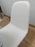 源氏木语铁艺软包餐椅舒适靠背电脑椅白色奶油风书椅家用吃饭椅子 实拍图