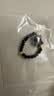 【万单爆品】极细小萌猫戒指水晶石黑尖晶个性串珠指环均码 黑猫头仿尖晶戒指 实拍图