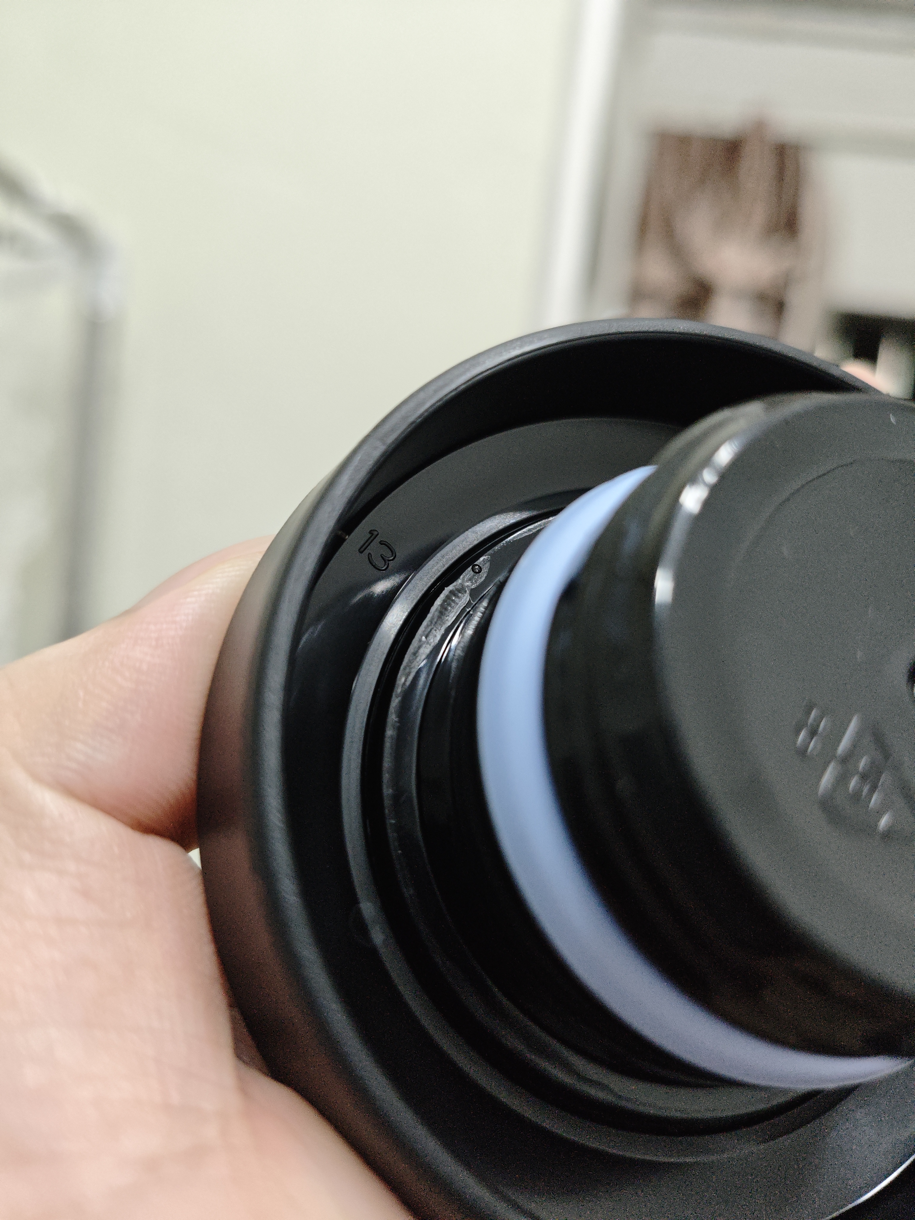 膳魔师（THERMOS）保温杯470ml高真空不锈钢办公家用带茶漏水杯CMK-501 CBW 实拍图